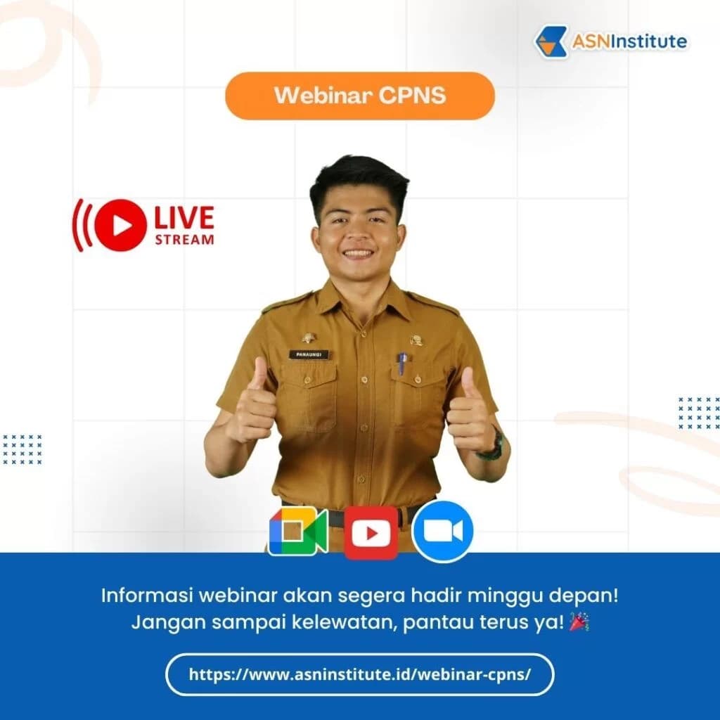 Poster webinar CPNS gratis