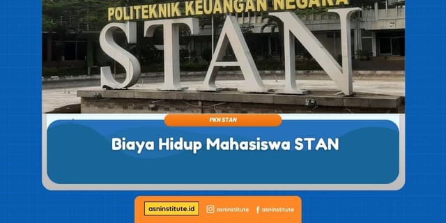 Banner Biaya Hidup Mahasiswa STAN - ASN Institute