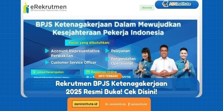 Rekrutmen BPJS Ketenagakerjaan 2025 Resmi Buka! Cek Disini!