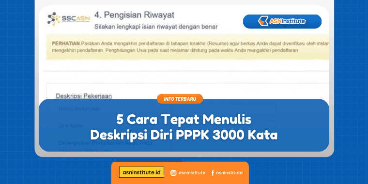 deskripsi diri pppk