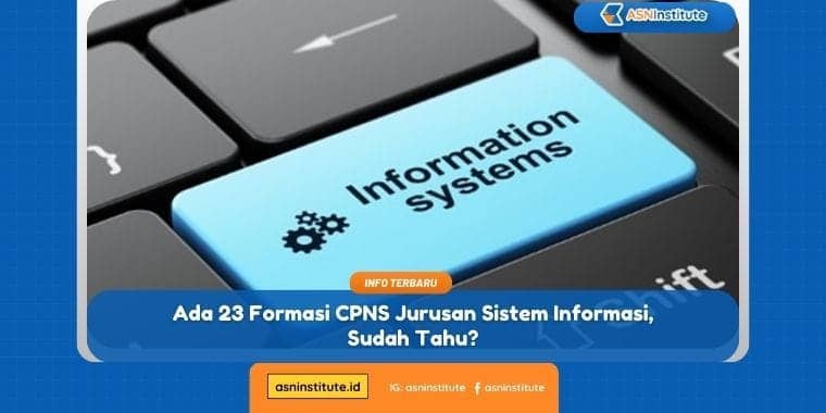 formasi cpns jurusan sistem informasi