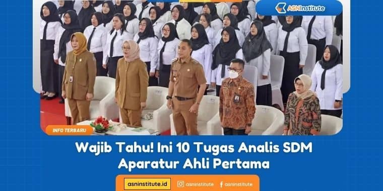 tugas analis sdm aparatur ahli pertama
