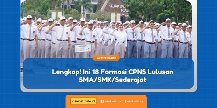 formasi cpns lulusan sma