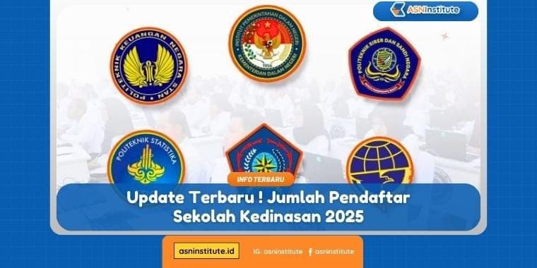 jumlah pendaftar sekolah kedinasan
