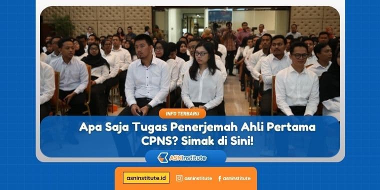 tugas penerjemah ahli pertama