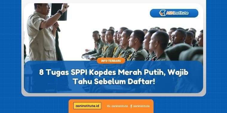 Ini 8 Tugas SPPI Kopdes Merah Putih, Wajib Tahu Sebelum Daftar!