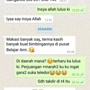 Testimoni 73 bimbel cpns makassar