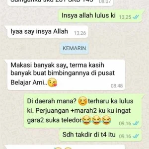 Testimoni 73 bimbel cpns makassar