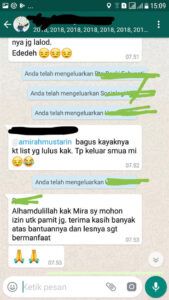 Testimoni 67 calon pegawai negeri sipil peserta