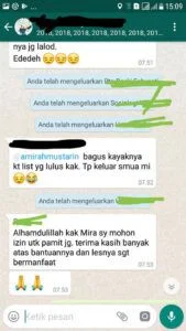 Testimoni 67 calon pegawai negeri sipil peserta
