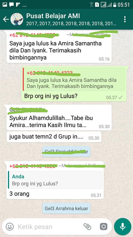 Testimoni 108 sekolah kedinasan testimoni