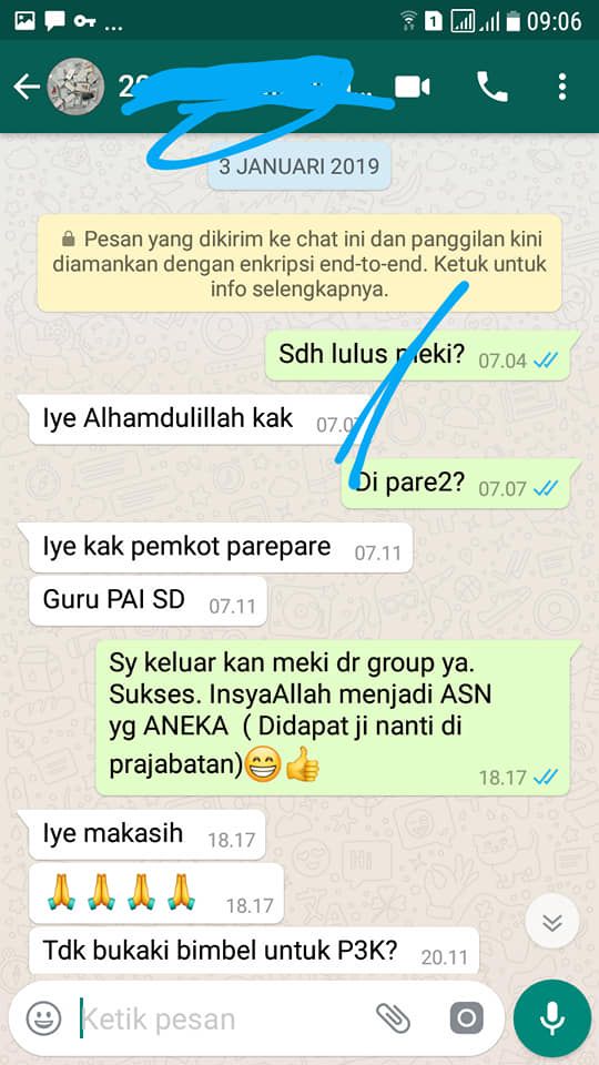 Testimoni 107 testi kelas online stan
