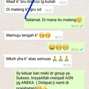 Testimoni 59 testi kelas polisi