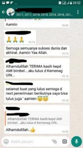 Testimoni 64 testi sekolah kedinasan