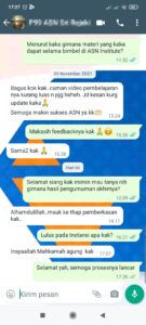 Testimoni 7 bimbel online terpercaya asn institute 4