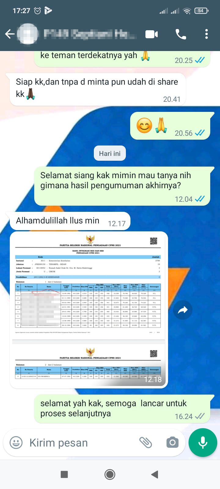 Testimoni 93 bimbel online terpercaya asn institute 5