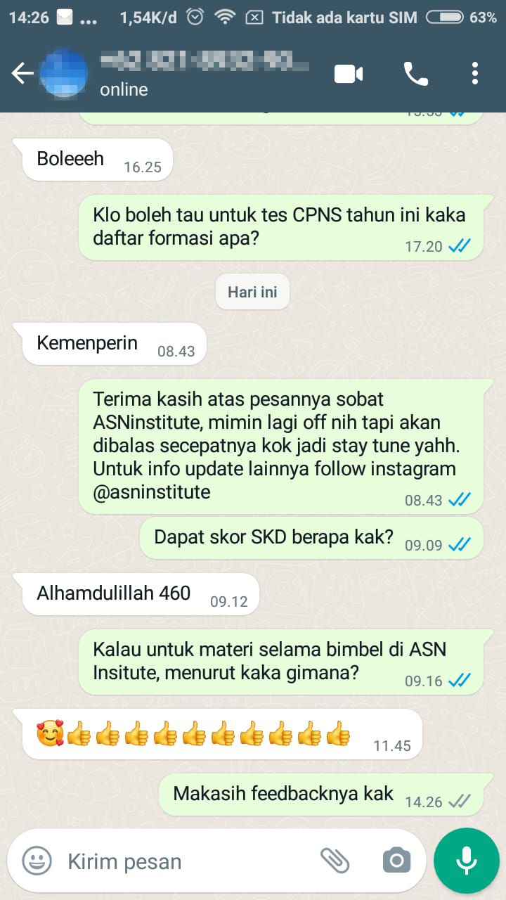 Testimoni 106 bimbingan belajar online testimoni lulus7