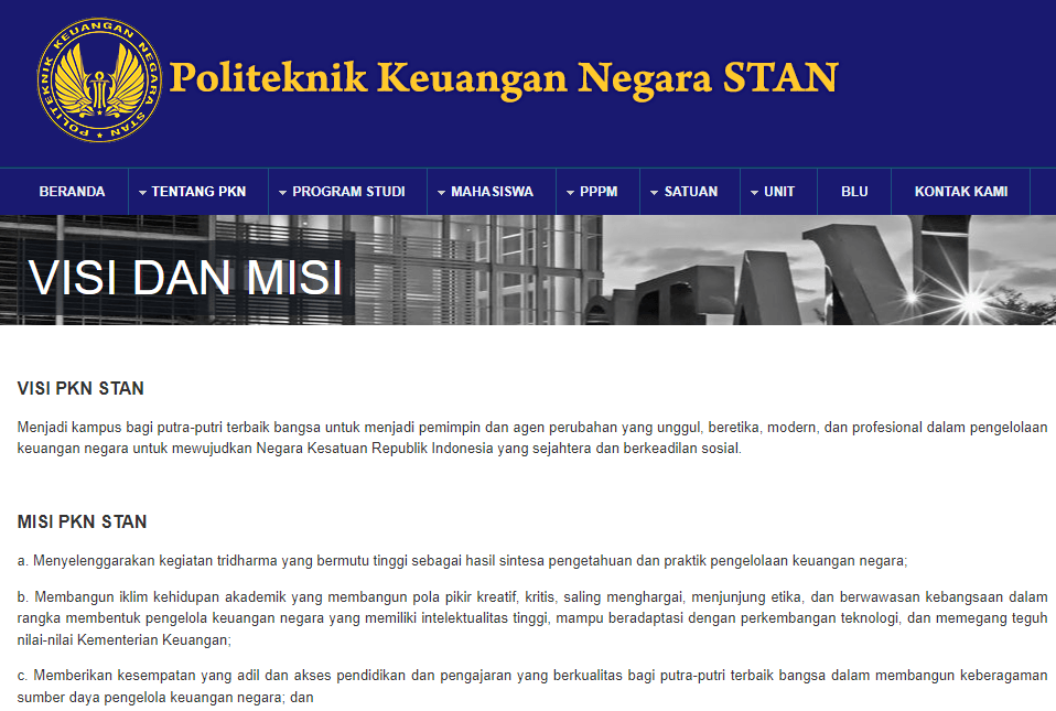 Resmi! STAN Pakai Nilai UTBK untuk Pendaftaran 1 STAN pakai nilai utbk untuk pendaftaran