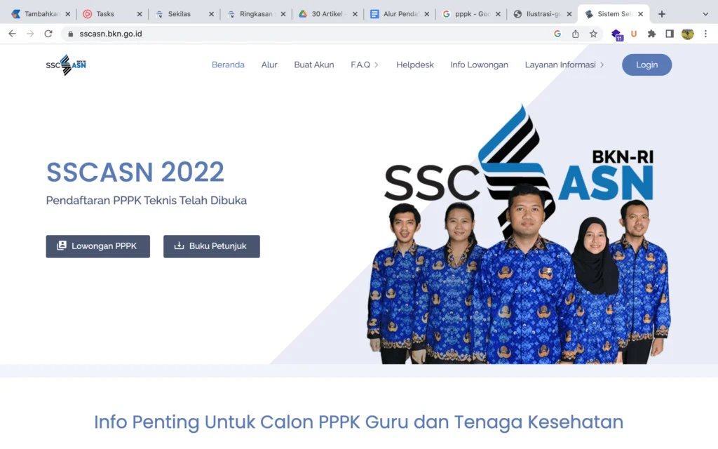 Alur Pendaftaran PPPK untuk Formasi Guru dan Tenaga Teknis 3 alur pendaftaran pppk tenaga teknis