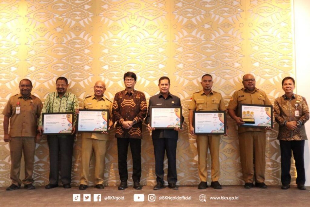 Penghargaan untuk Instansi Dalam Pengelolaan ASN Terbaik 1 Penghargaan