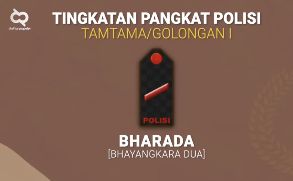 22 Pangkat Akpol & Polri Lengkap Dari Tamtama hingga Perwira 1 pangkat akpol