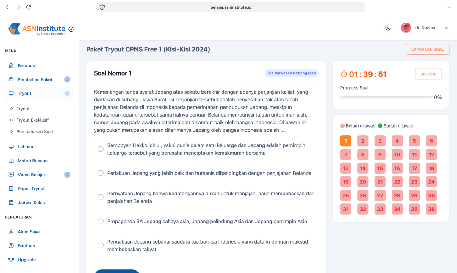 Simulasi cat langkah cerdas lulus cpns pppk 2024