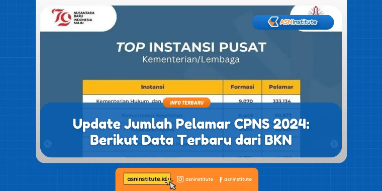 Update Jumlah Pelamar CPNS 2024: Data Terbaru dari BKN 7 jumlah pelamar cpns