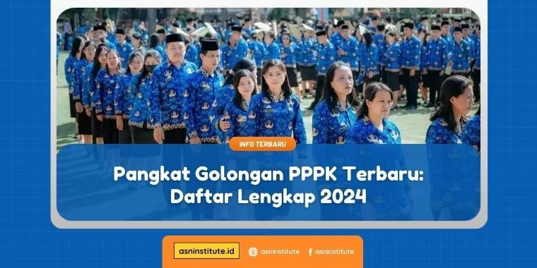 Pangkat Golongan PPPK Terbaru: Daftar Lengkap 2024 1 pangkat golongan pppk