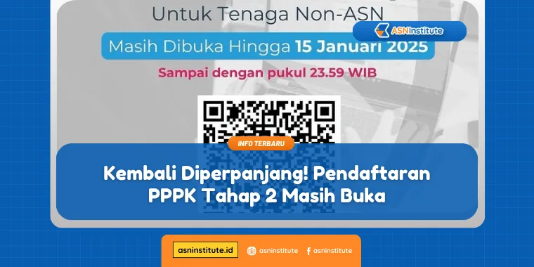 Kembali Diperpanjang! Pendaftaran PPPK Tahap 2 Masih Buka 1 pendaftaran pppk