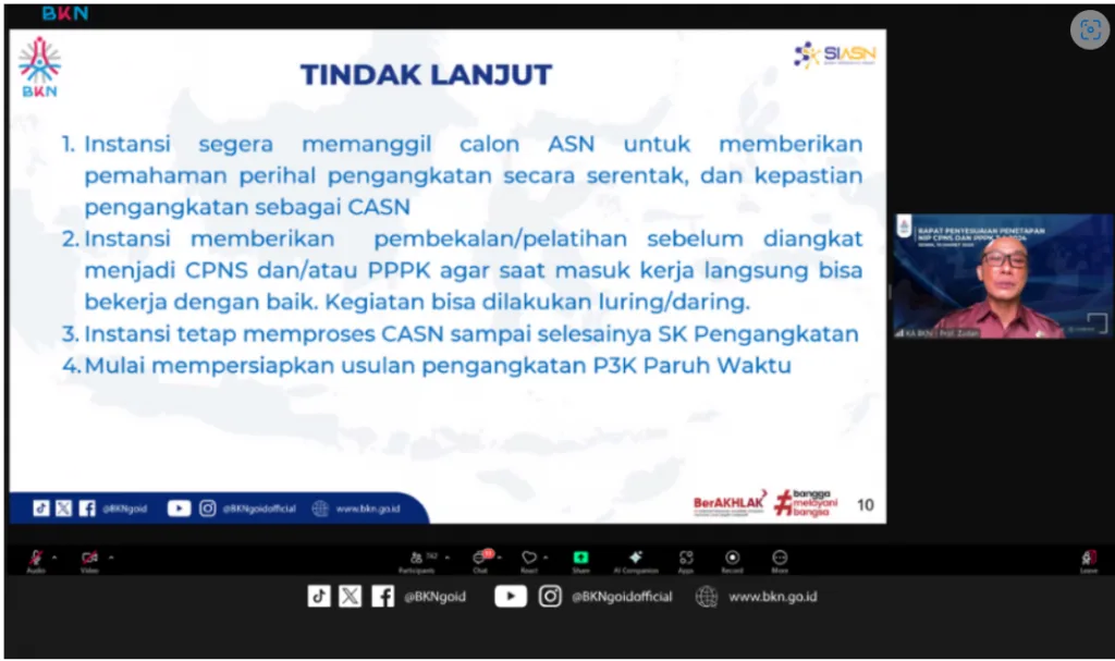 Resmi! Jadwal Terbaru Penetapan NIP CPNS & PPPK 2024 1 penetapan nip bkn