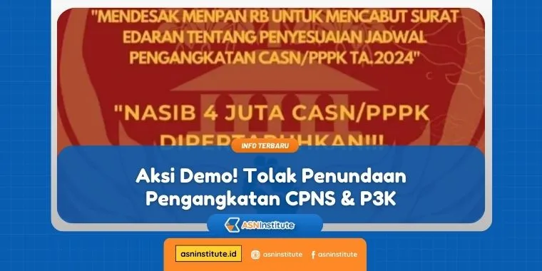 Gelar Aksi Demo, Ratusan Honorer Tolak Keras Penundaan Pengangkatan CPNS & P3K 2 aksi demo