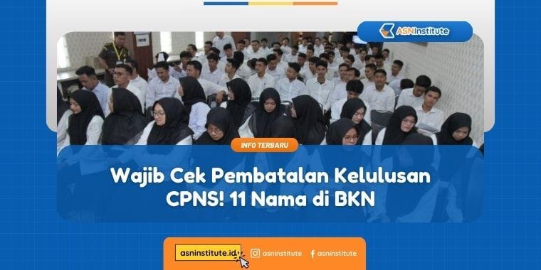 pembatalan kelulusan CPNS