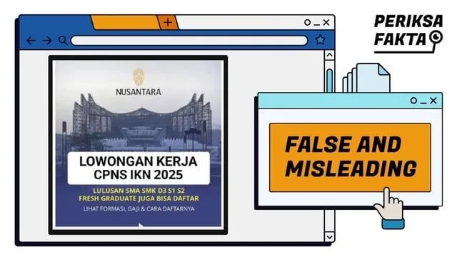 Hati-Hati! Penipuan Lowongan CPNS IKN 2025 Mulai Beredar di Facebook 3 pembukaan Lowongan CPNS IKN