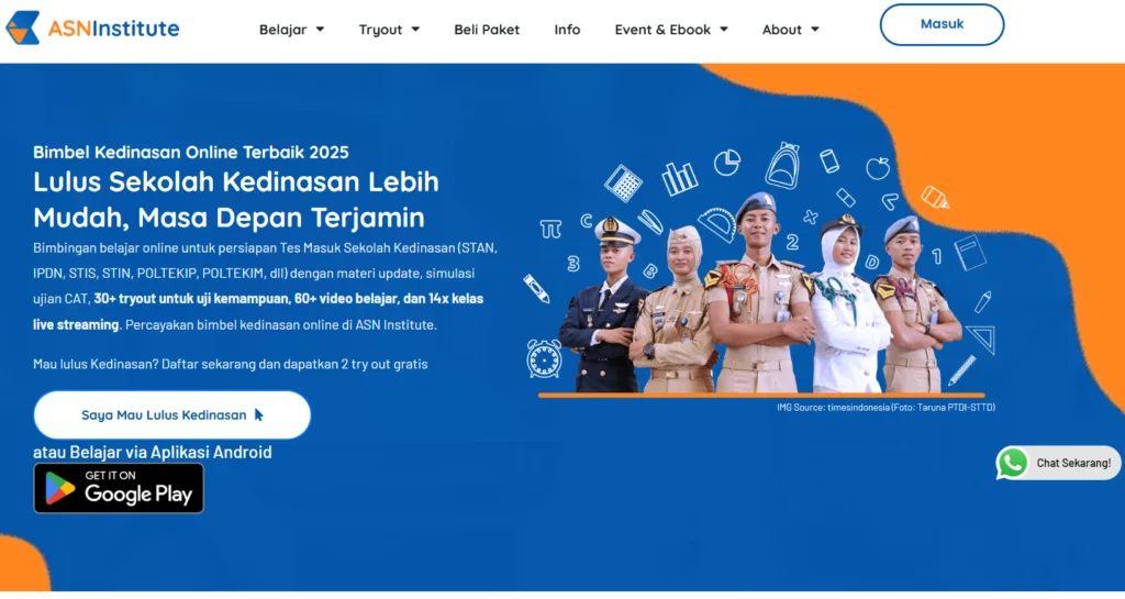 Info Terbaru ! Formasi Sekolah Kedinasan & Jadwal 2025 3 formasi sekolah kedinasan