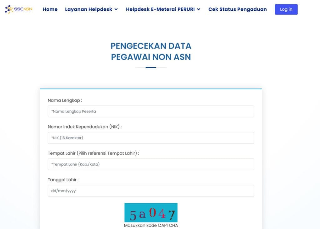 Mau Daftar P3K? Wajib Cek Data Honorer di BKN! Ini Caranya! 1 cek data honorer di bkn