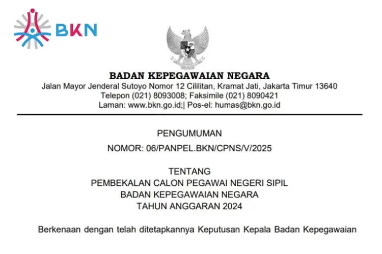 RESMI ! Jadwal Pembekalan CPNS 2024 Diumumkan BKN 2 pembekalan cpns