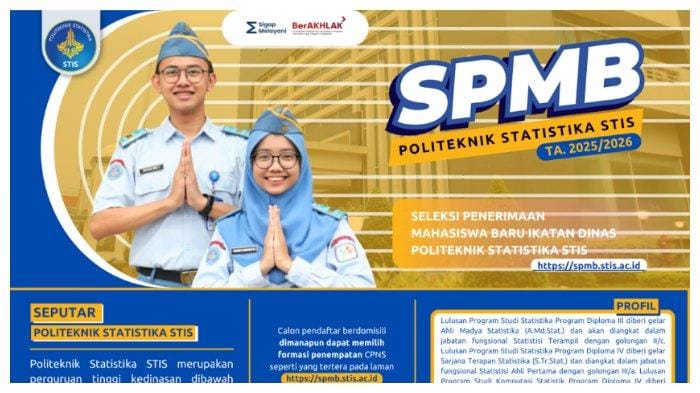 SPMB STIS 2025 Segera Dibuka! Kuliah Gratis & Jadi CPNS! 1 spmb stis
