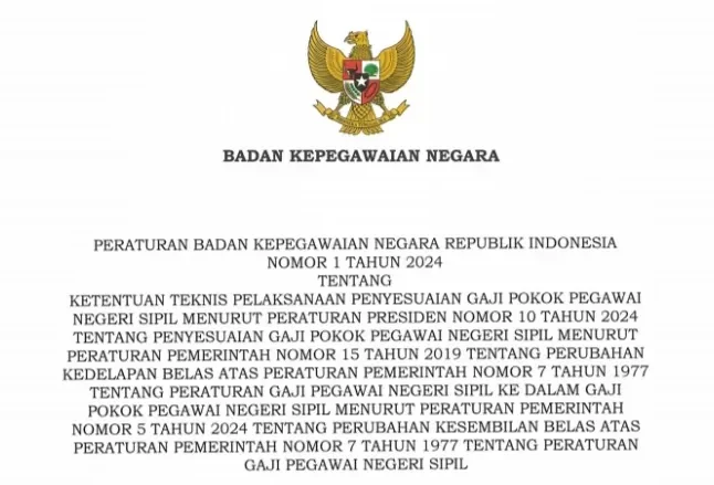 Wajib Tahu! Ini Daftar Gaji PNS 2025 Berdasarkan Golongan 1 daftar gaji pns