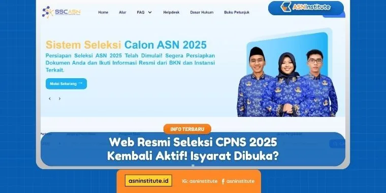 Web Resmi Seleksi CPNS 2025 Kembali Aktif! Isyarat Dibuka? 1 seleksi cpns 2025