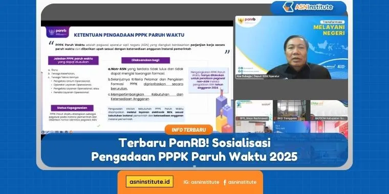 Terbaru PanRB! Sosialisasi Pengadaan PPPK Paruh Waktu 2025 7 pengadaan pppk