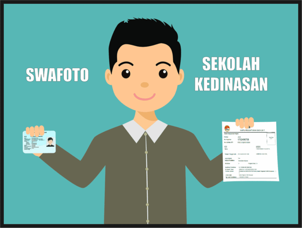 Panduan Lengkap Swafoto Kedinasan 2025! Wajib Diketahui! 2 contoh swafoto sekolah kedinasan