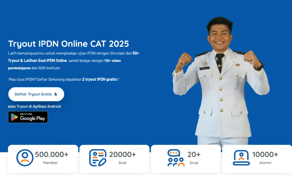 pakaian tes skd ipdn