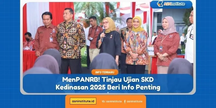 MenPANRB Tinjau Ujian SKD Kedinasan 2025 Beri Info Penting 1 ujian skd kedinasan