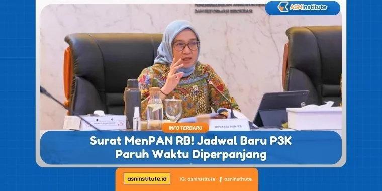 Surat MenPAN RB! Jadwal Baru P3K Paruh Waktu Diperpanjang 3 surat menpan rb tentang pppk