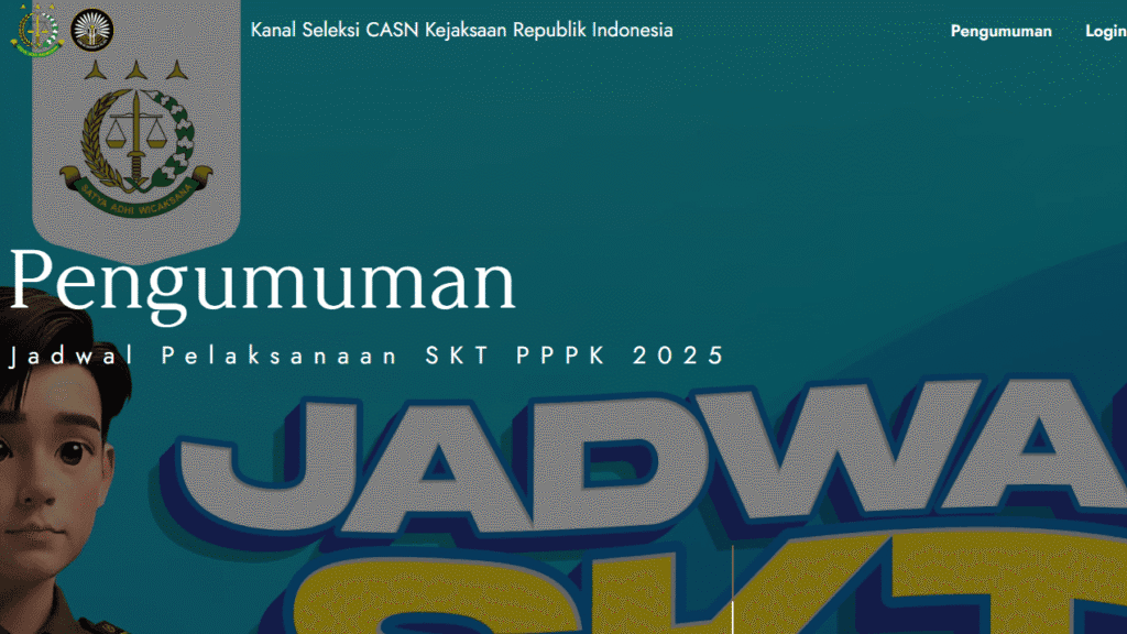 Wajib Cek! Lokasi SKT PPPK Kejaksaan & Jadwal Resmi 2025! 1 ujian skt pppk