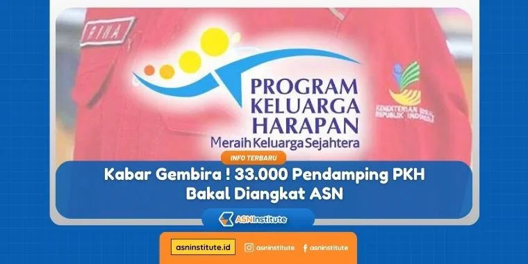 Kabar Gembira ! 33.000 Pendamping PKH Bakal Diangkat ASN 1 pendamping pkh