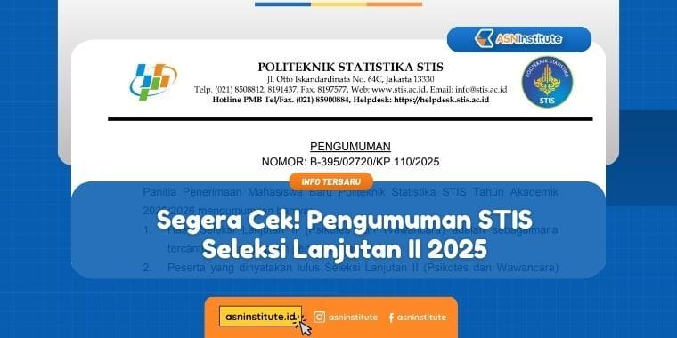 pengumuman stis
