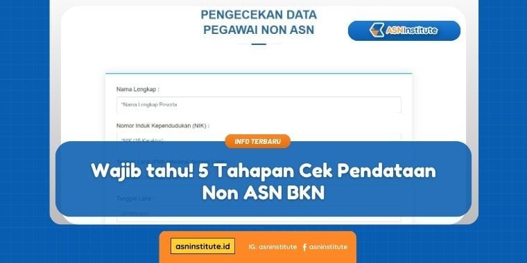 cek pendataan non asn