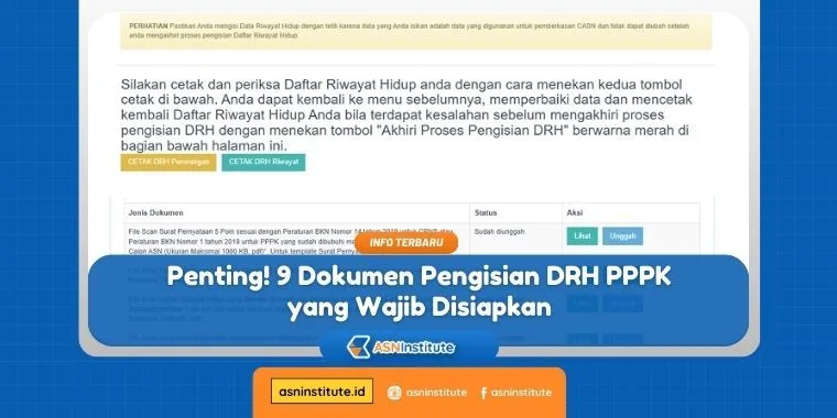 dokumen pengisian drh pppk