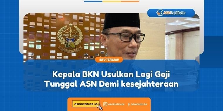 gaji tunggal asn